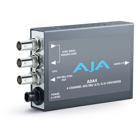 Broadcast Bi-Directional Audio A/D D/A Converter AJA ADA4 XLR 1080p