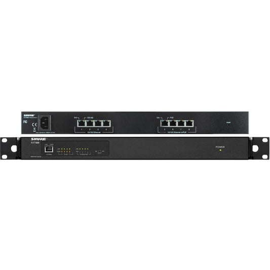 Professional Ethernet Switch 9-Port Shure AXT620 Axient Rack-Mount