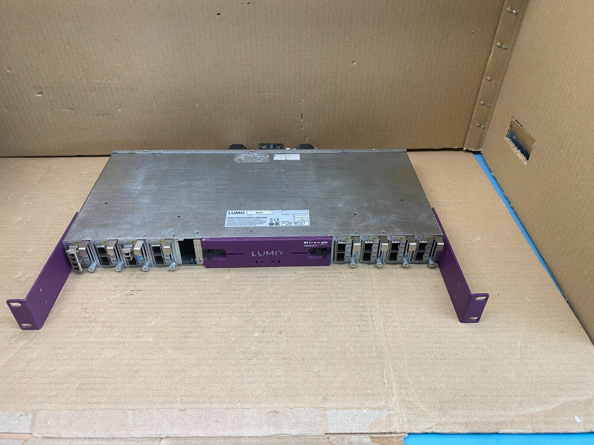 Miranda LUMO-BNC Rackmount Broadcast Frame Unit with Power & BNC I/O - Used