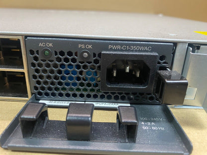 Cisco Catalyst WS-C3850-24T Ethernet Switch C3850-NM-Blank 24 Ports
