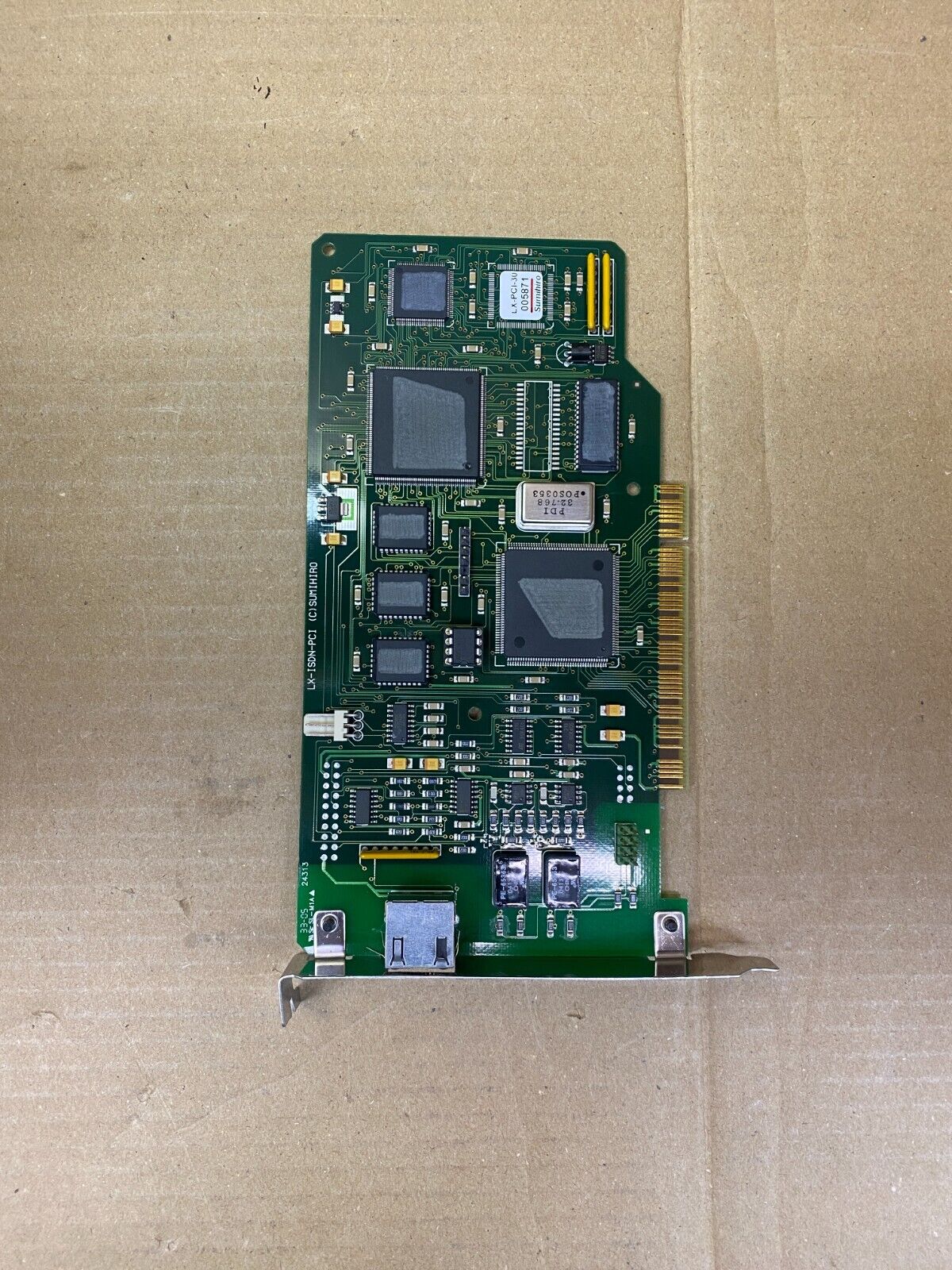 Industrial PCI ISDN Card Optilogix PRI-04-OEM 0460431 LX-ISDN-PCI