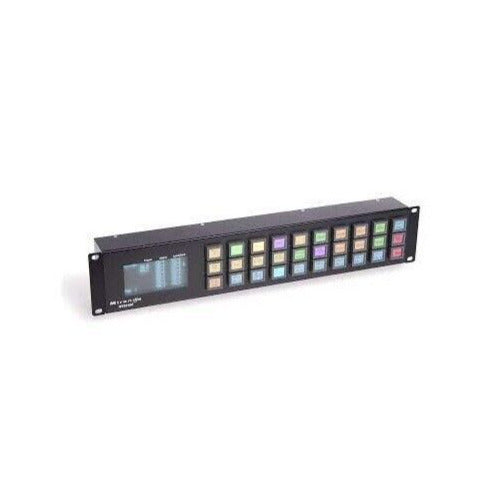 Broadcast X-Y LCD Control Panel NVision NV9640A 2RU SDI Rack-Mount