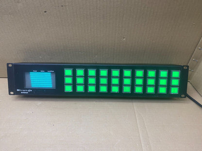 Broadcast X-Y LCD Control Panel NVision NV9640A 2RU SDI Rack-Mount
