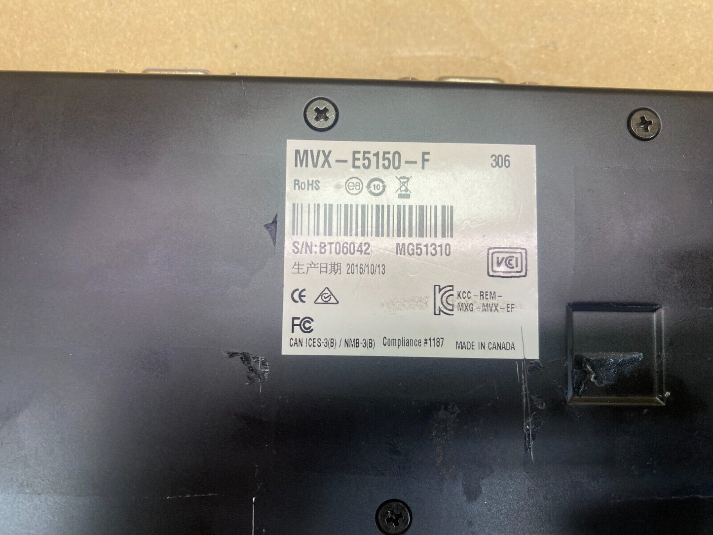 Broadcast H.264 Encoder Matrox Maevex MVX-E5150F HDMI Ethernet 1080p