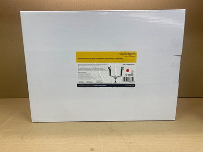 StarTech Full-Motion Articulating Desk Monitor Arm, Stackable Design