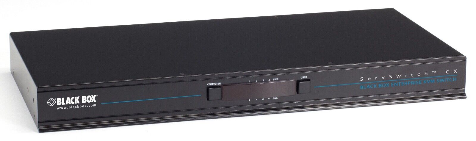 Black Box ServSwitch CX KV0424A-R2 24-Port Rackmount USB KVM Switch