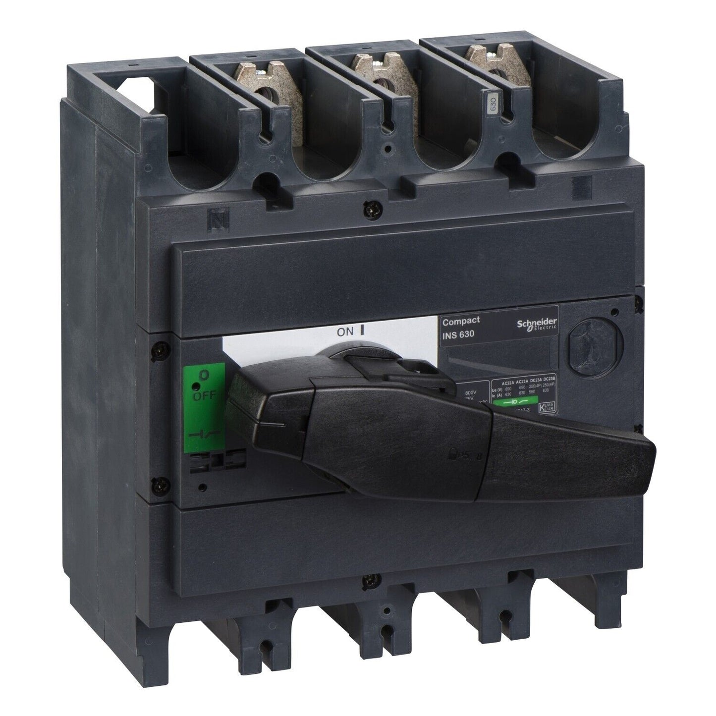 Industrial 630A Switch Disconnector Schneider Electric INS630 3 Poles