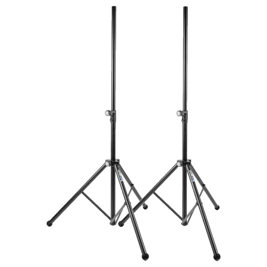 Professional Easy-Lift Speaker Stand Pair Quik Lok SP-282BK Adjustable