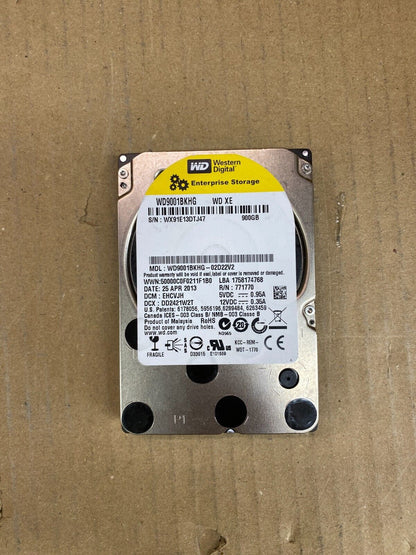 Enterprise Dual-Drive SAS Server HDD WD XE 900GB 10K RPM 2.5" 24/7 Operation