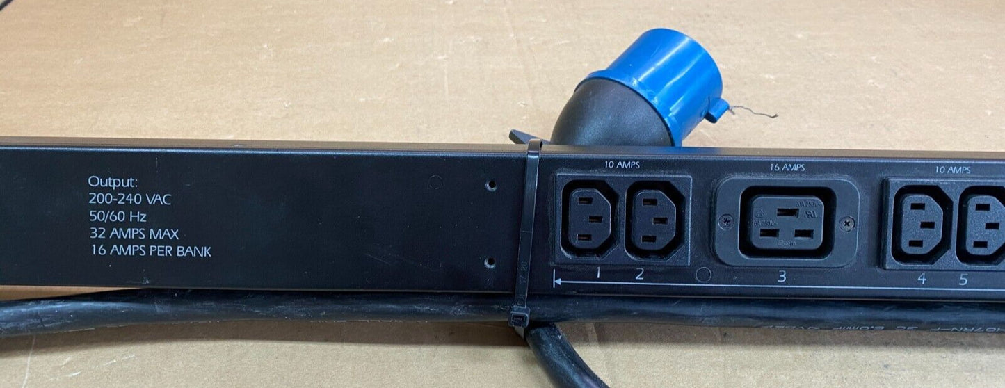 Industrial Metered PDU, APC 32A AP7853, Rack-Mount - FULLY TESTED