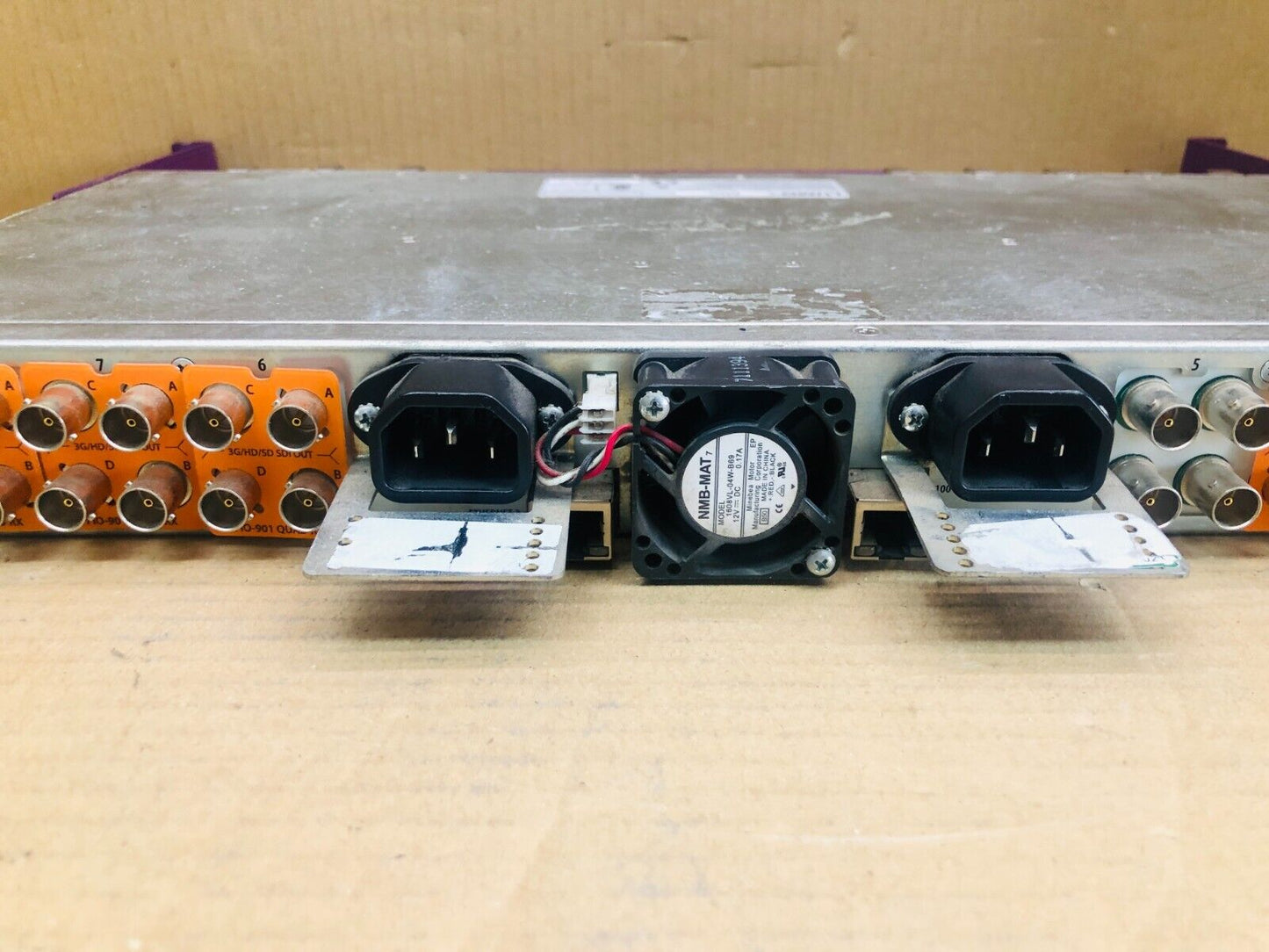 Broadcast Rack-Mount Frame, Grass Valley Lumo-BNC SDI, 1RU, Power Supply