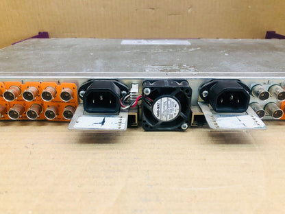 Broadcast Rack-Mount Frame, Grass Valley Lumo-BNC SDI, 1RU, Power Supply