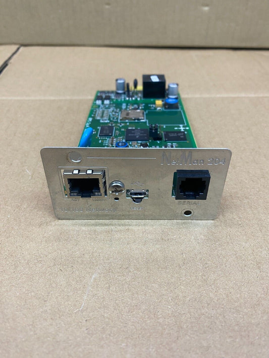 Riello NETMAN 204 Ethernet SNMP V3 Card for UPS Systems with Monitoring