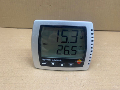 Humidity Temperature Monitor Testo 608-H1 Thermohygrometer for Labs Offices