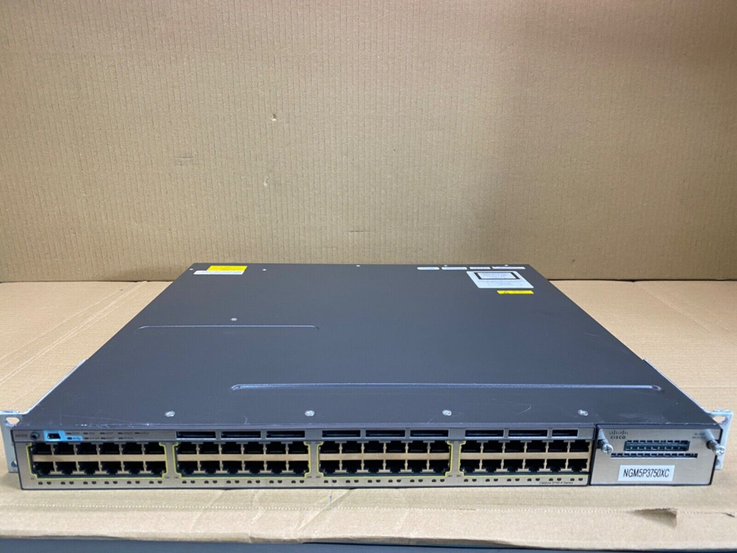 Cisco Catalyst 3750-X 48-Port PoE+ Stackable Gigabit Ethernet Switch