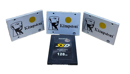 Kingston & ADATA SATA III SSD Bundle 3x120GB + 128GB 2.5in 6Gb/s Drives