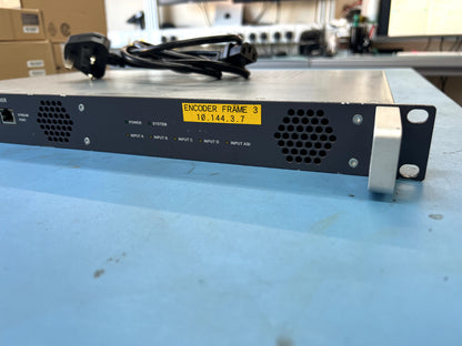 Broadcast H.264 Encoder Multiplexer Blankom EMA-408 SD/HD ASI 1080p