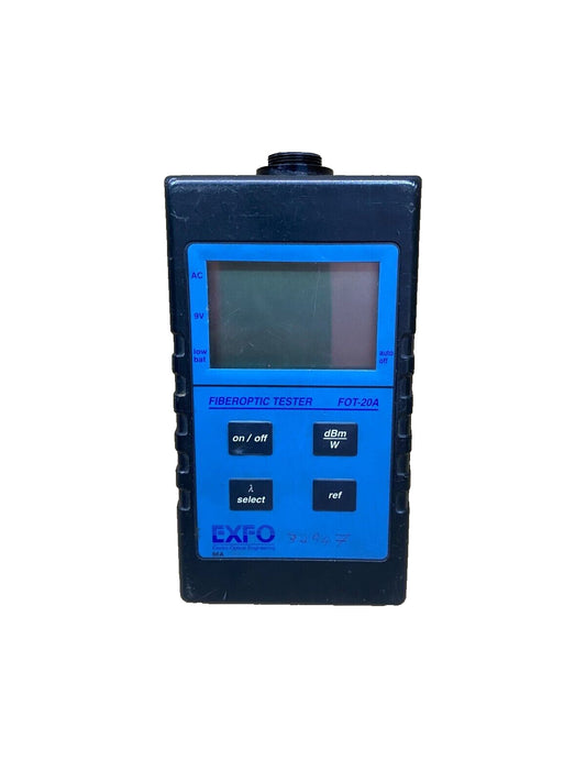 Professional Fiber Optic Power Meter EXFO FOT-20A 850/1300 nm, Testing Tool