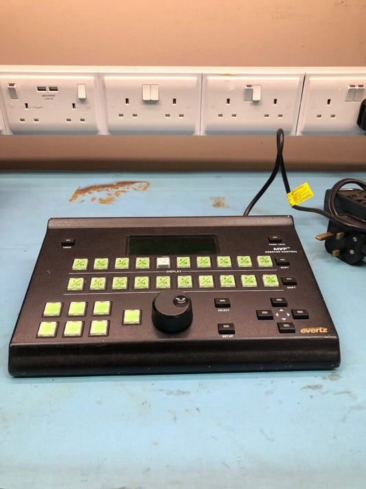 Broadcast Audio Video Control Panel Evertz 3000DCP Remote SDI HDMI