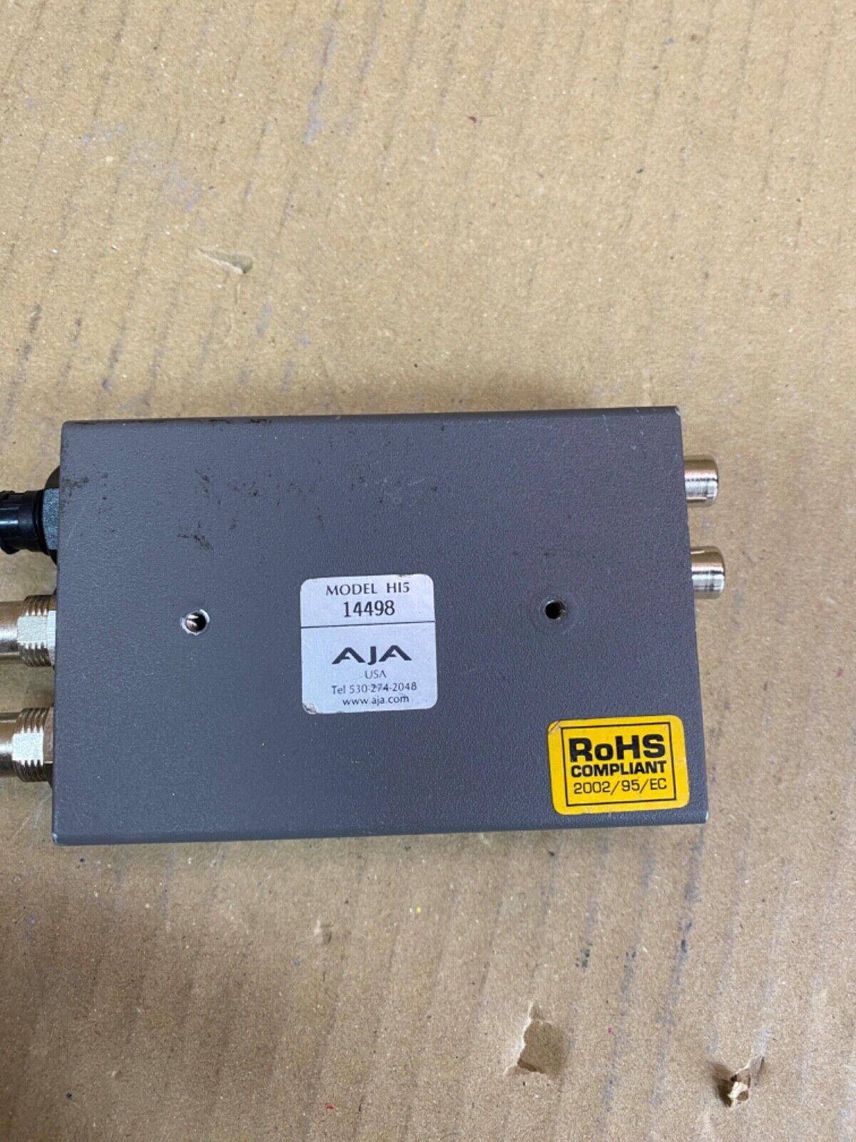 Broadcast SDI to HDMI Converter 8-Channel Audio AJA HI5 1080p Support
