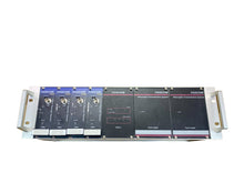Foxcom 8-Slot Rackmount Chassis w/ 4x Gold L-Band Receivers 85080 Used