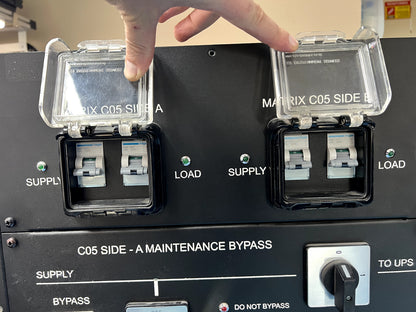 Dual-Side Rack-Mount UPS Bypass Panel, Enhanced Power Distribution