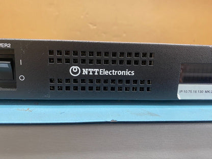 NTT Electronics HE5100 HDTV MPEG-2 Encoder Dual PSU SDI/ASI 1U Rack