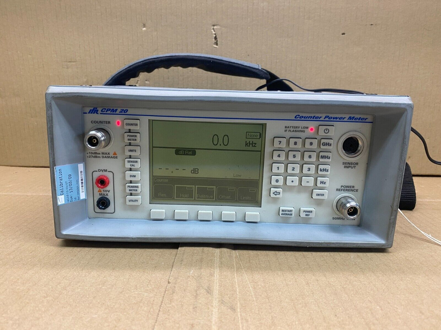 Marconi Frequency Counter Aeroflex CPM20 20GHz RF  Power Meter Lab Unit