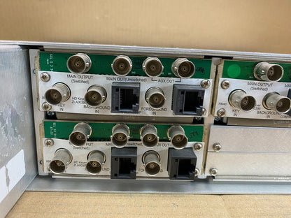 Broadcast Dual PSU Hot-Swap Rack Frame Crystal Vision 2U 12-Card 1080p