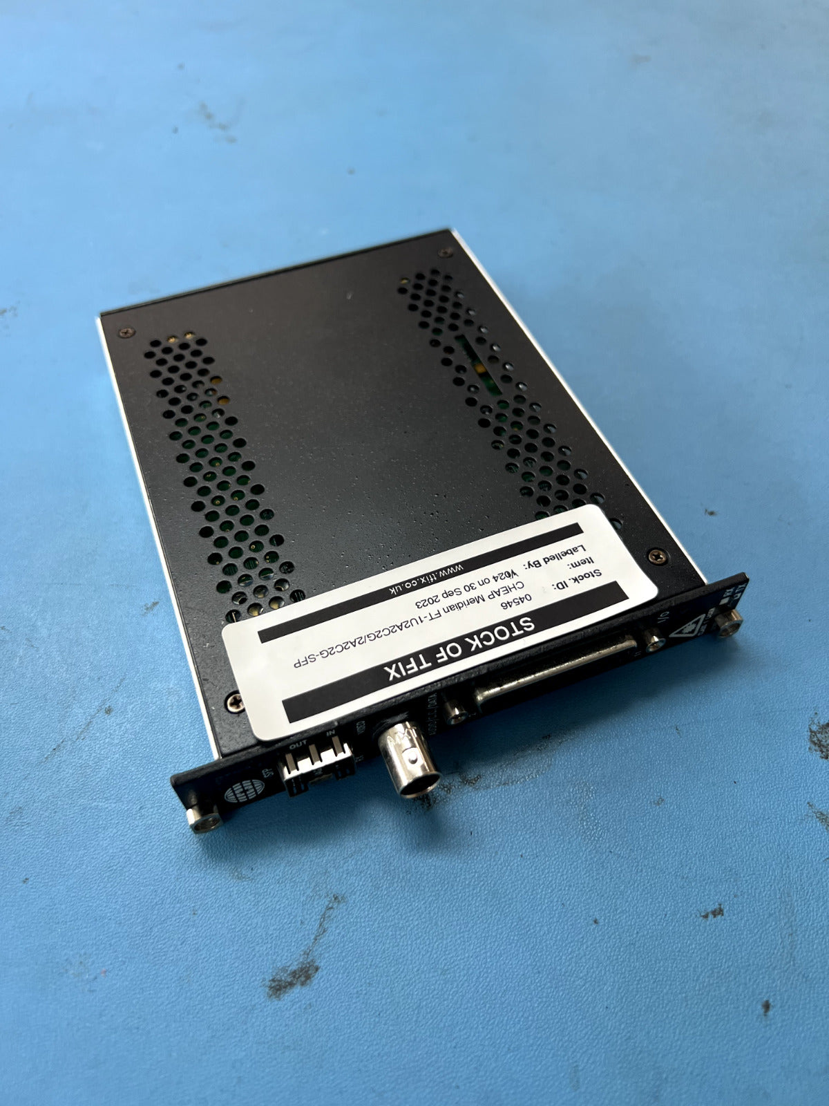 Broadcast SFP Audio Video Tx Card Meridian FT-1U2A2C2G NTSC PAL SECAM