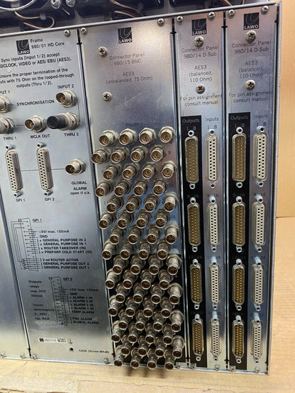 Digital Audio Router Lawo Nova73 HD  for Broadcast Production 8192 Channels