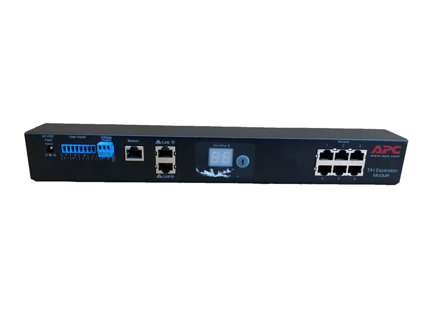 Data Center Temp Humidity Sensor APC NetBotz AP9341 ZeroU Ethernet