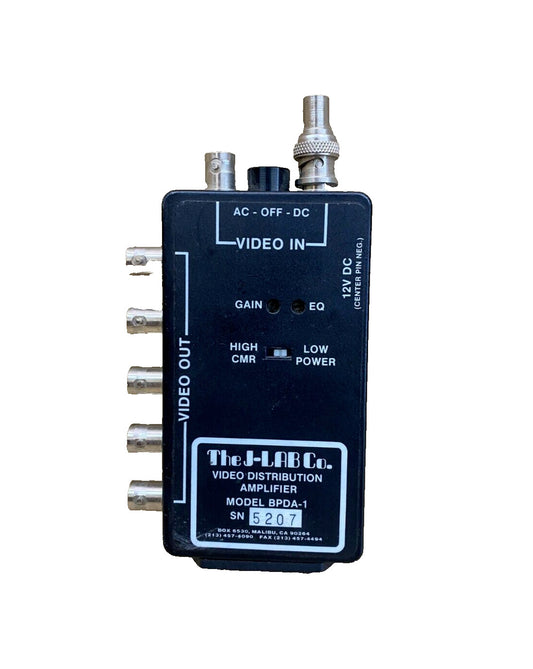Broadcast Coax Video Amplifier J-Lab BPDA-1 SDI/HD HDMI 115V No Power