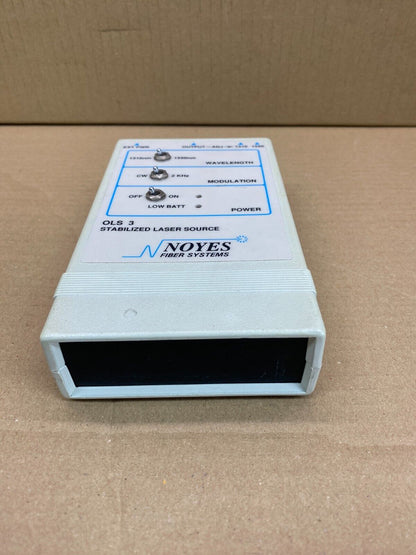 Fiber Optic Tester Noyes OLS 3 Laser Source 1310/1550nm Dual-Wavelength