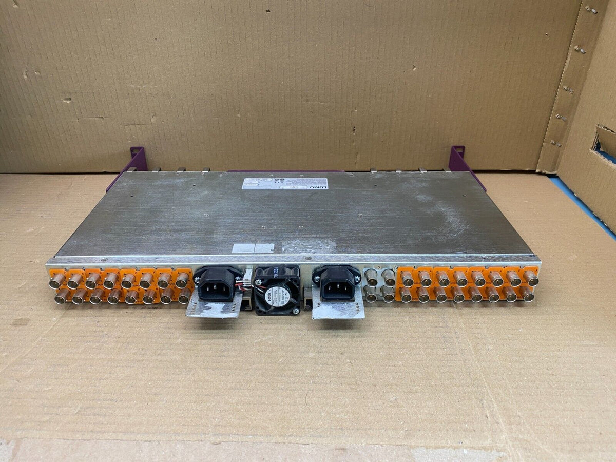 Miranda LUMO-BNC Rackmount Broadcast Frame Unit with Power & BNC I/O - Used