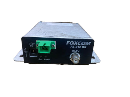 Foxcom Compact Fiber Optic Receiver AL 312 RX AL322 Compatible Unit
