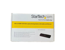 Dual Monitor Docking Station USB 3.0 StarTech HDMI DVI VGA Ethernet