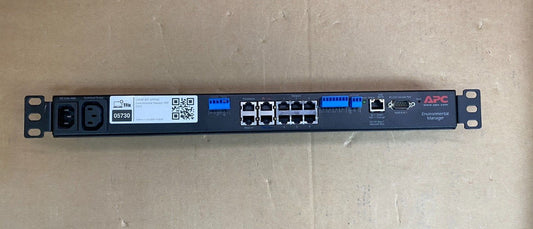 APC AP9340 Environmental Manager Ethernet Temperature Humidity Monitor