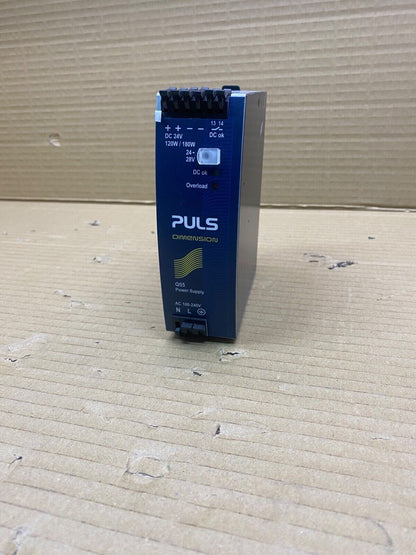Industrial 24V Power Supply, Puls Dimension QS5.241, 5A 120W DIN Rail