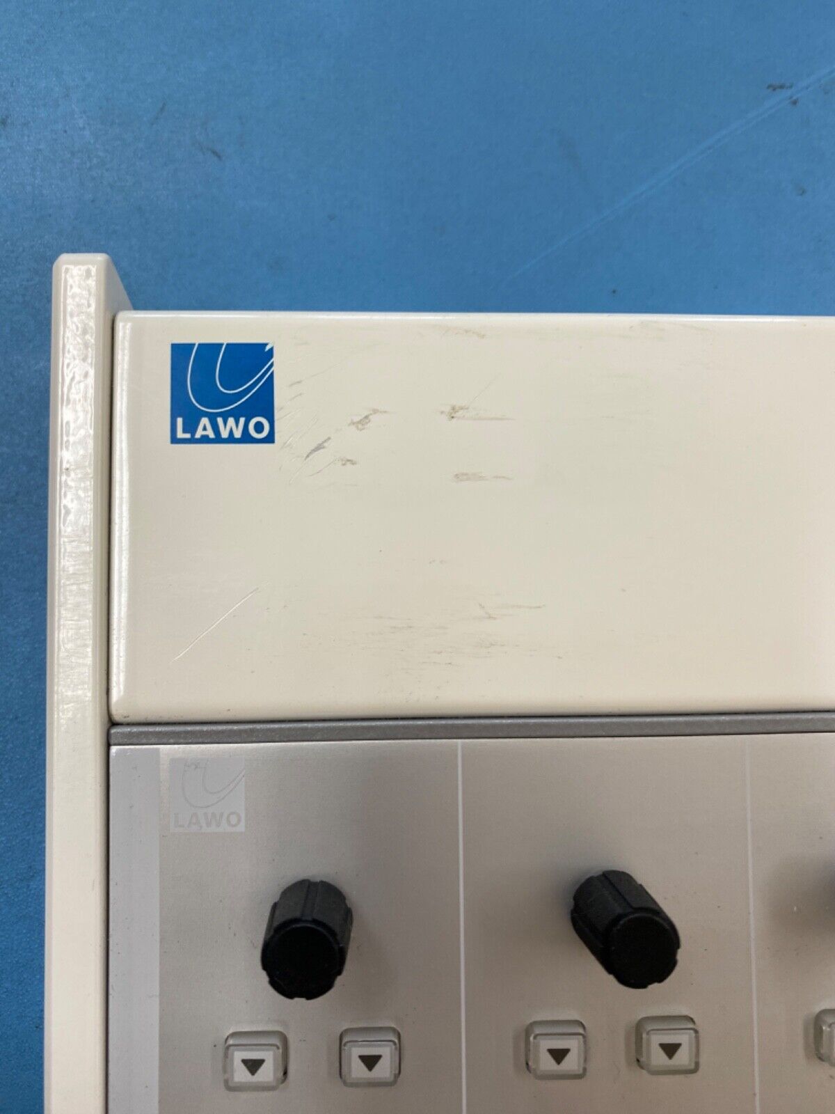 Broadcast 12-Channel Lawo Ruby Pro Audio Mixing Console Motorized Faders