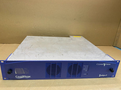 Broadcast Dual PSU Hot-Swap Rack Frame Crystal Vision 2U 12-Card 1080p