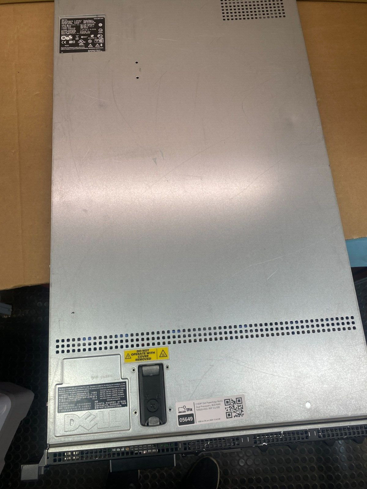 Dell PowerEdge R610 Server 2x Quad Core 2.93GHz 8GB RAM 500GB HDD Rack-Mount
