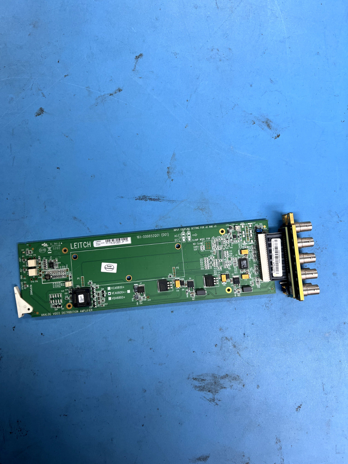 Broadcast Analog Video Amplifier Harris VEA6800 D 8 Output SD HD 6800 Series