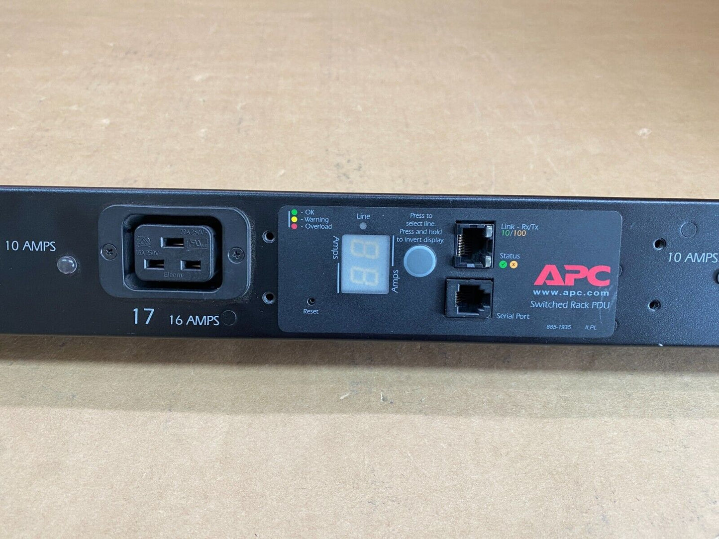 APC AP7951 Switched Rack PDU 24-Outlet 16A 200-240V Remote Managed