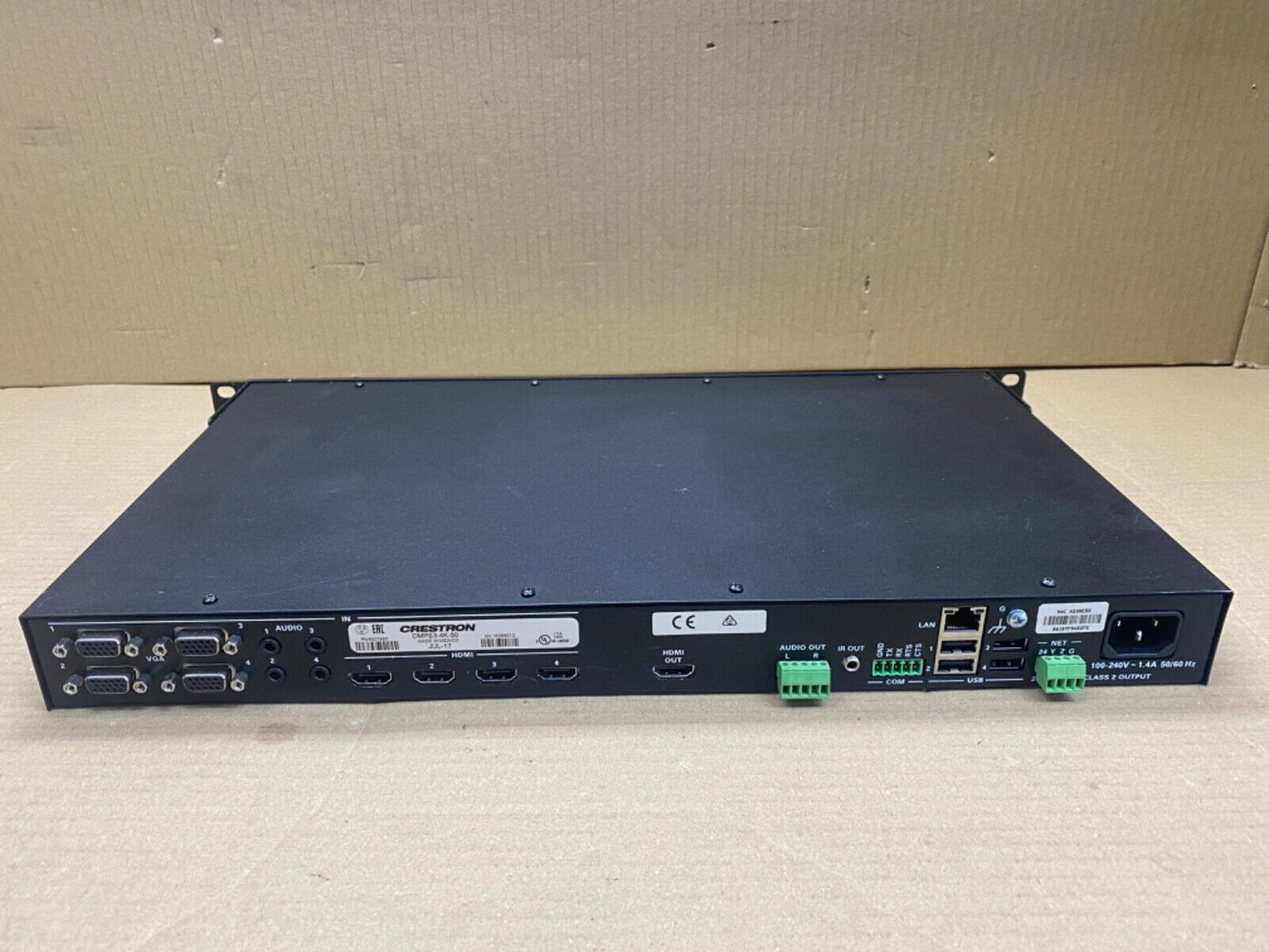 Professional 4K AV Presentation System, Crestron DMPS3-4K-50, 5 HDMI Inputs