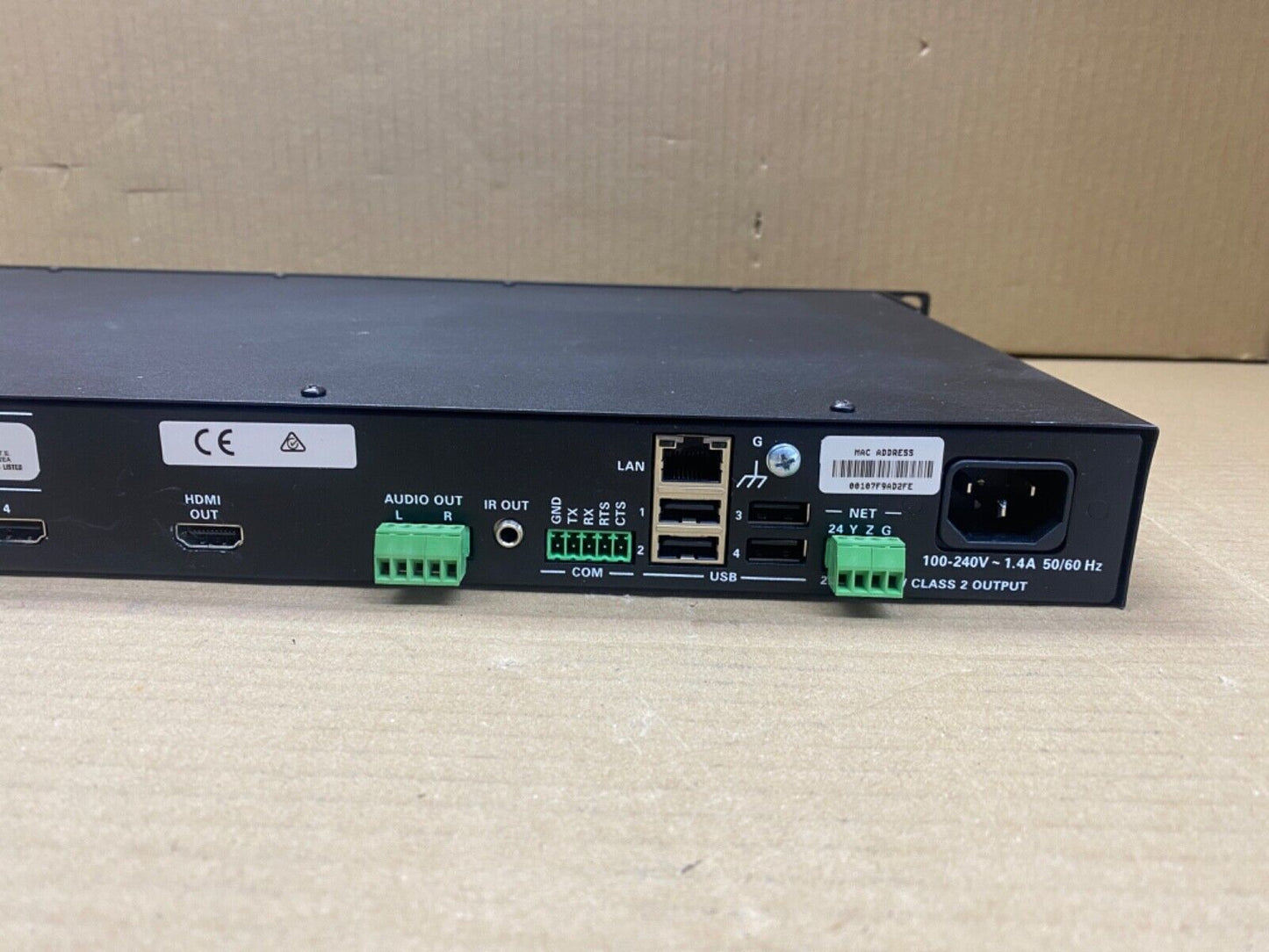 Professional 4K AV Presentation System, Crestron DMPS3-4K-50, 5 HDMI Inputs