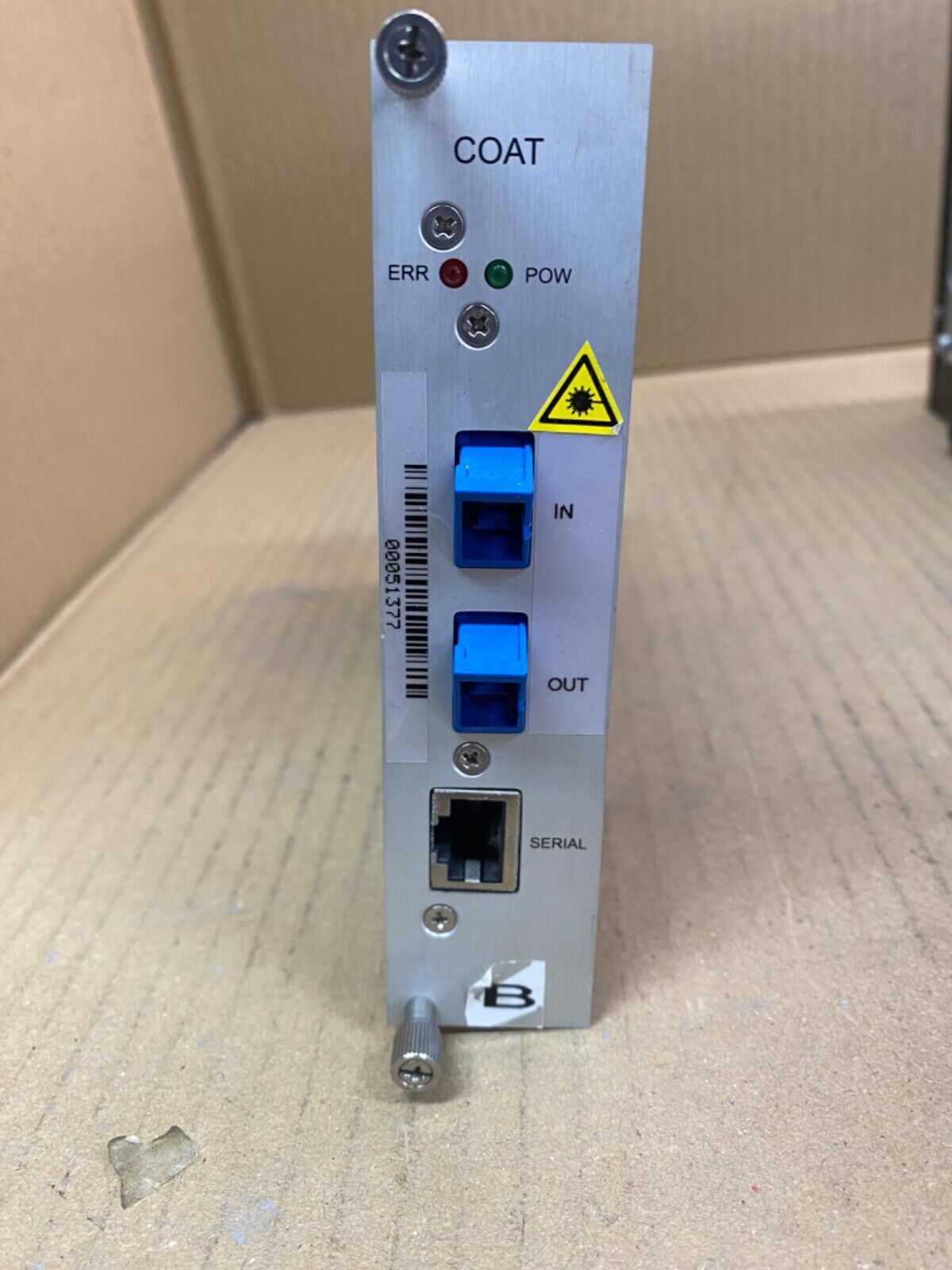 COAT-260B13-SPC-3R Optical Amplifier Card SC Fiber IN/OUT Serial Used