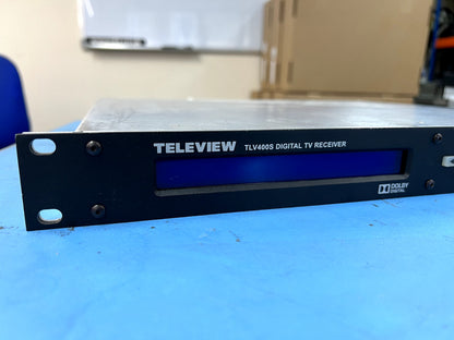 Professional Dual Input Digital TV Receiver ASI Teleview TLV400S Broadcasting