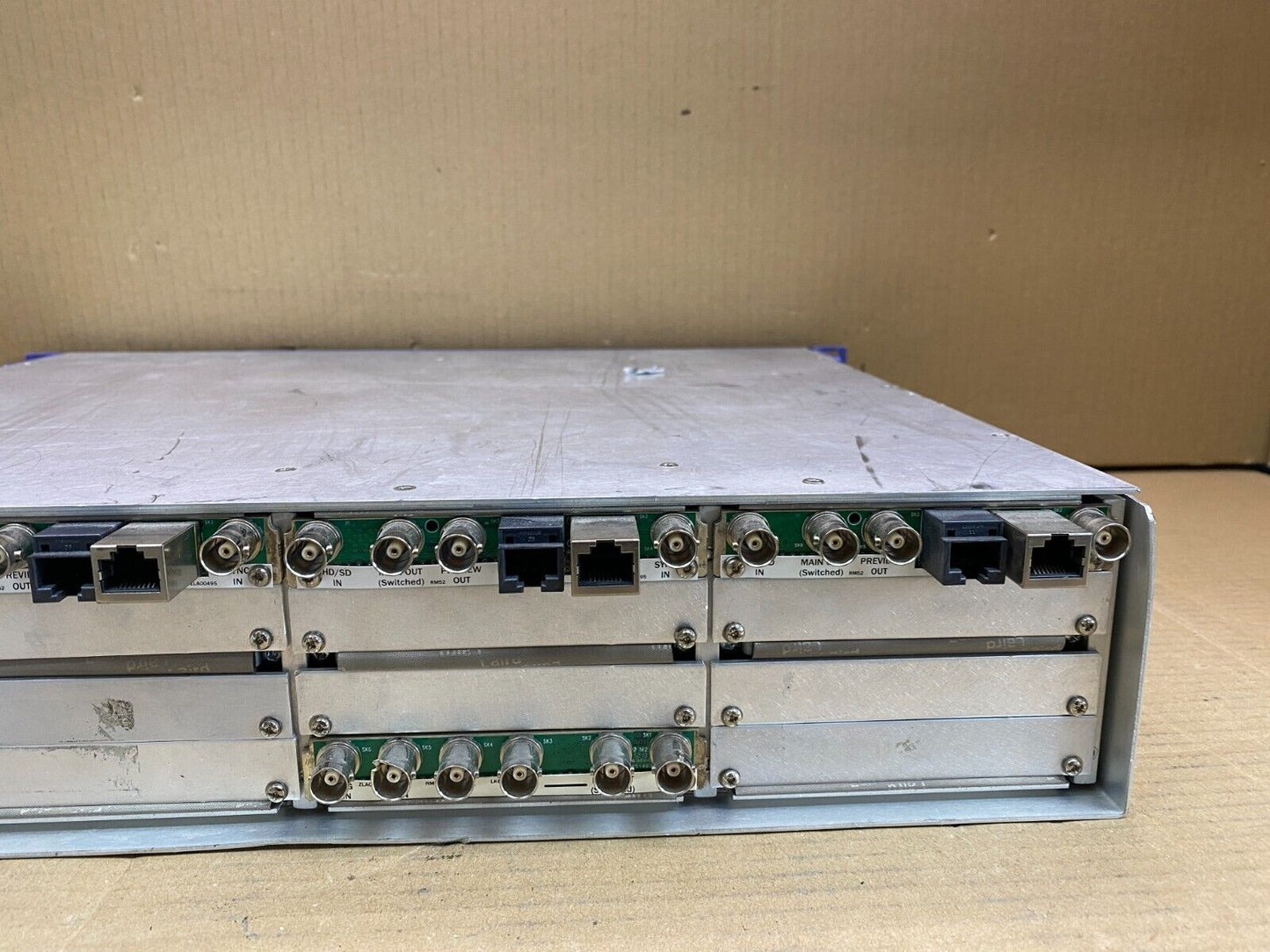Crystal Vision Indigo 2 2U Rackmount Frame Dual PSU Broadcast Chassis