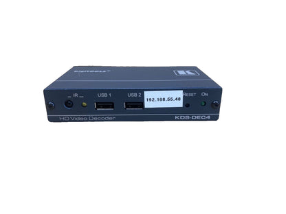 Kramer KDS-DEC4 4K60 AV Over IP Decoder, Low Latency, HDMI, Ethernet